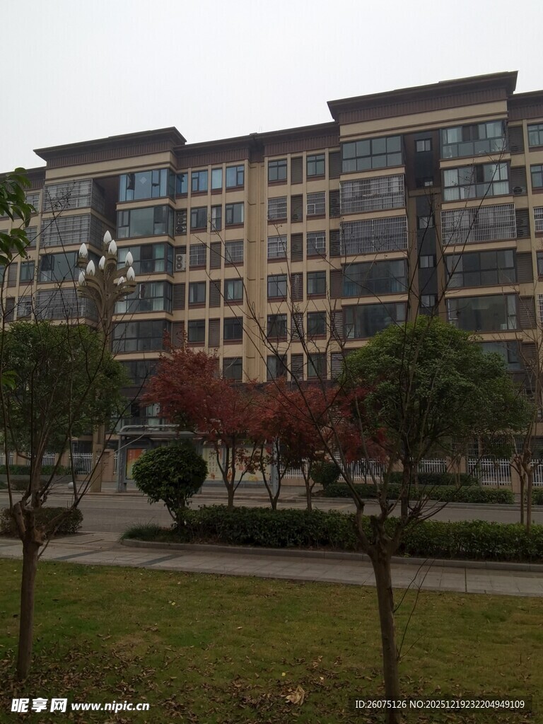 现代多层住宅景观