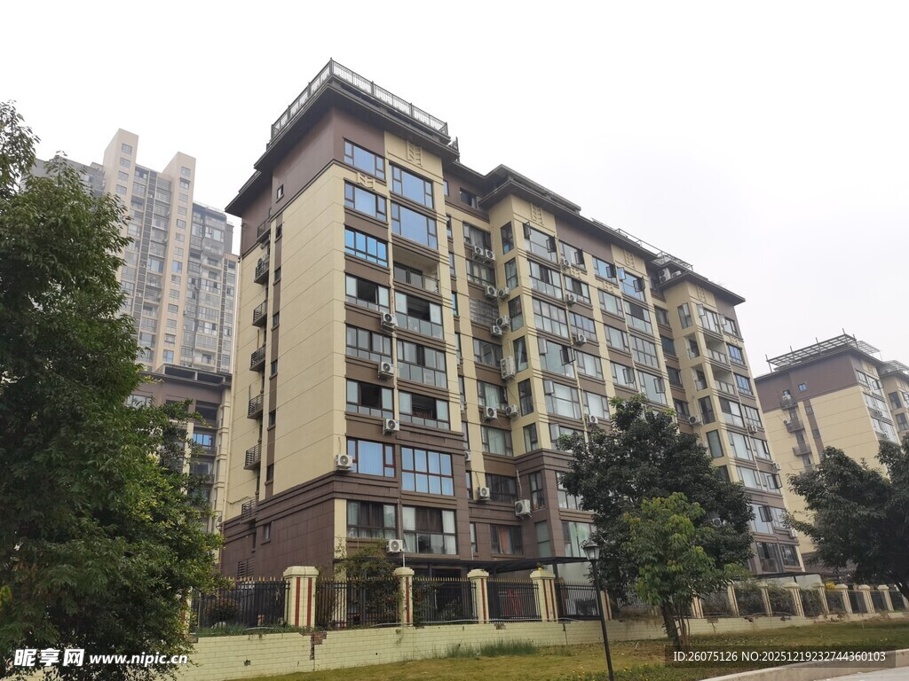 多层住宅建筑外观景观