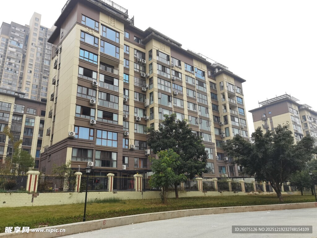 多层住宅建筑外观景观