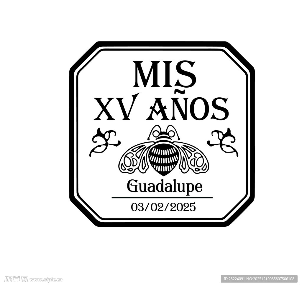 MIS XV 蜜蜂标志设计