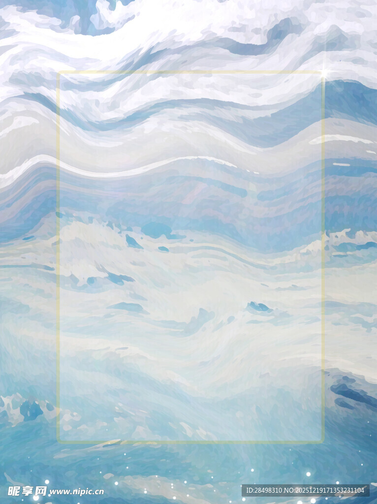 梦幻云海天空背景图