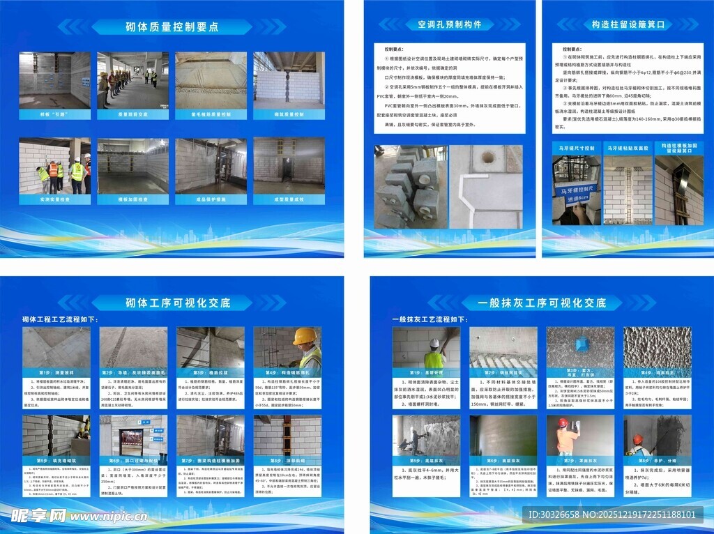 砌体抹灰质量工序控制要点