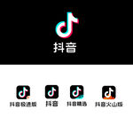 抖音品牌标志及图标展示