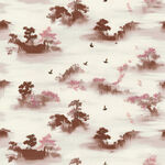 中式水墨山水花鸟图案