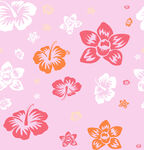 粉色花卉图案背景