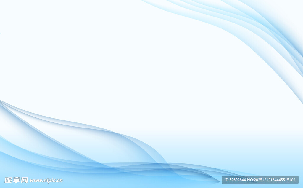 蓝色曲线背景