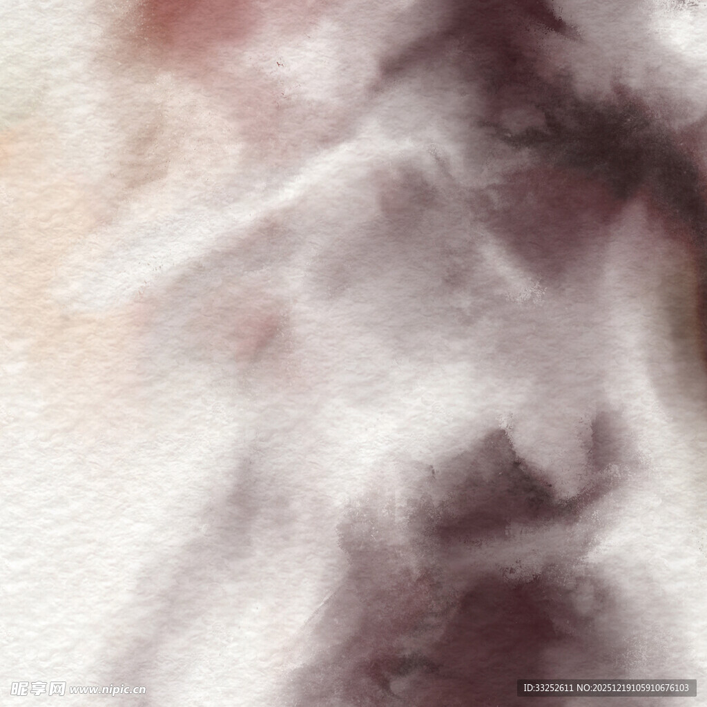 抽象水彩纹理画面