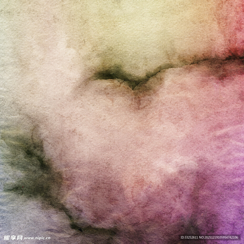 梦幻水彩抽象纹理背景图