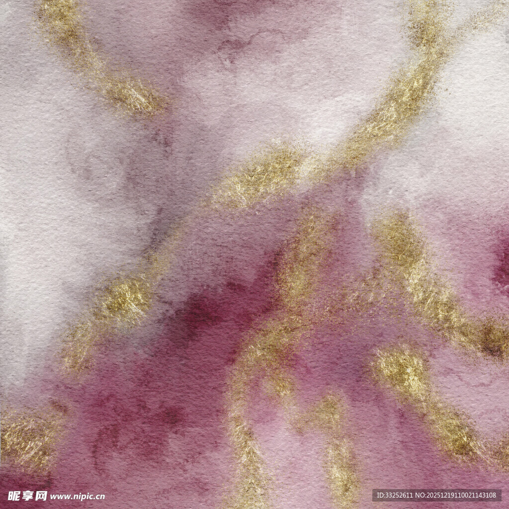 粉金交织梦幻纹理背景