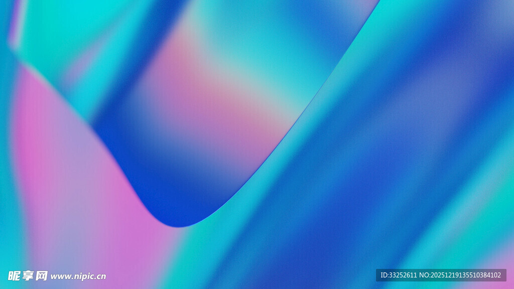 梦幻渐变色彩抽象背景图