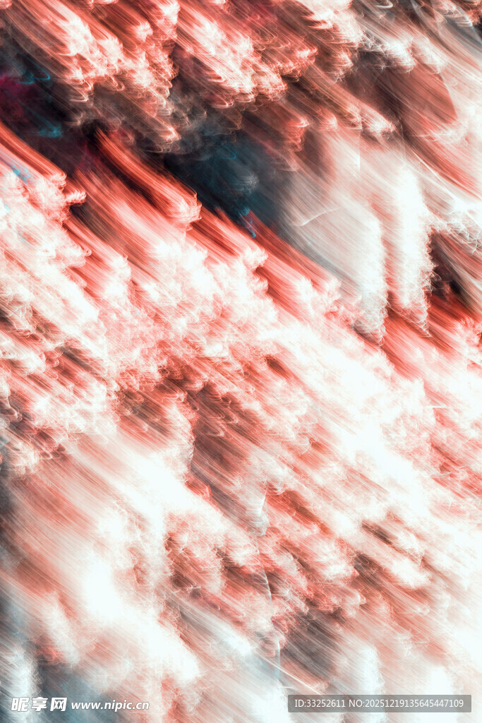 红色动感光影抽象背景图