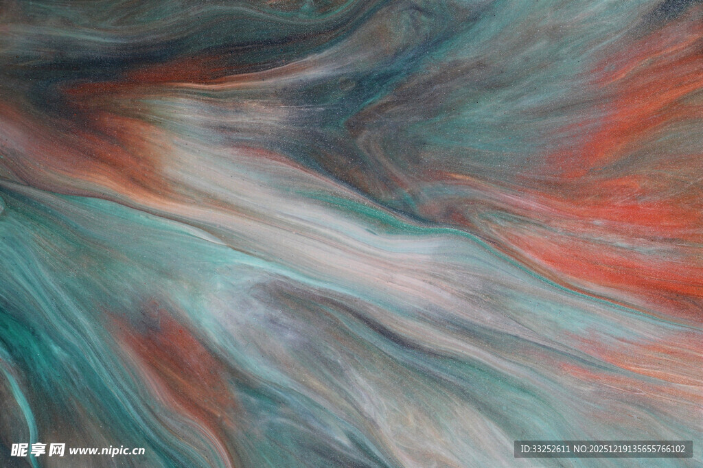 流动色彩抽象纹理画面