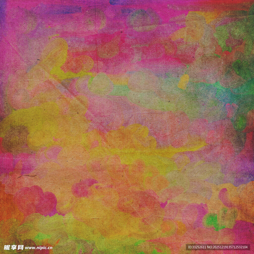 多彩梦幻水彩背景纹理