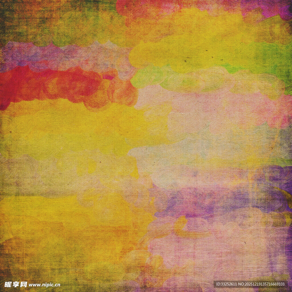 多彩复古风抽象背景纹理