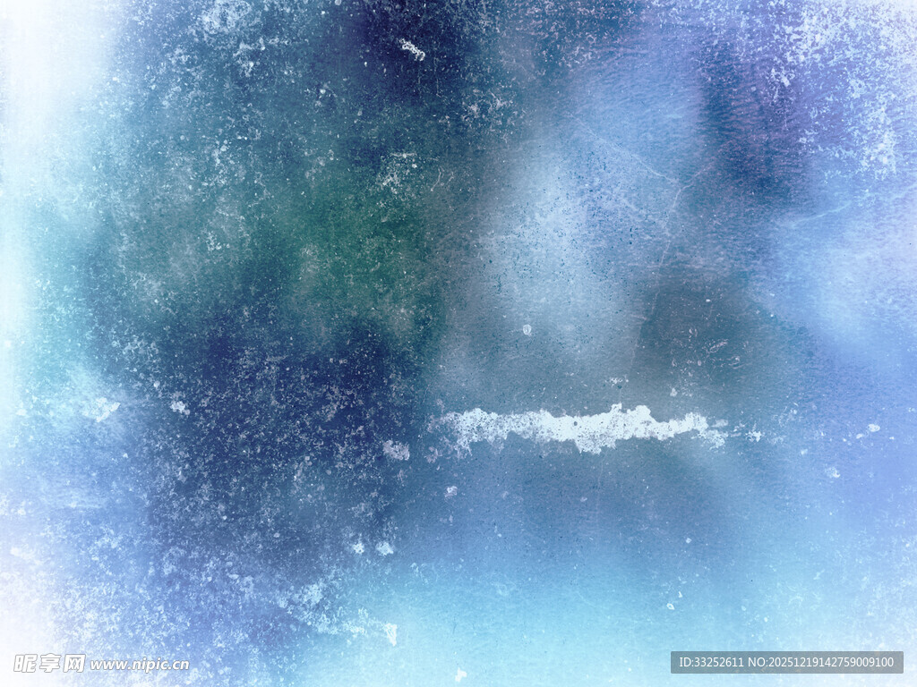 梦幻蓝色水彩背景纹理