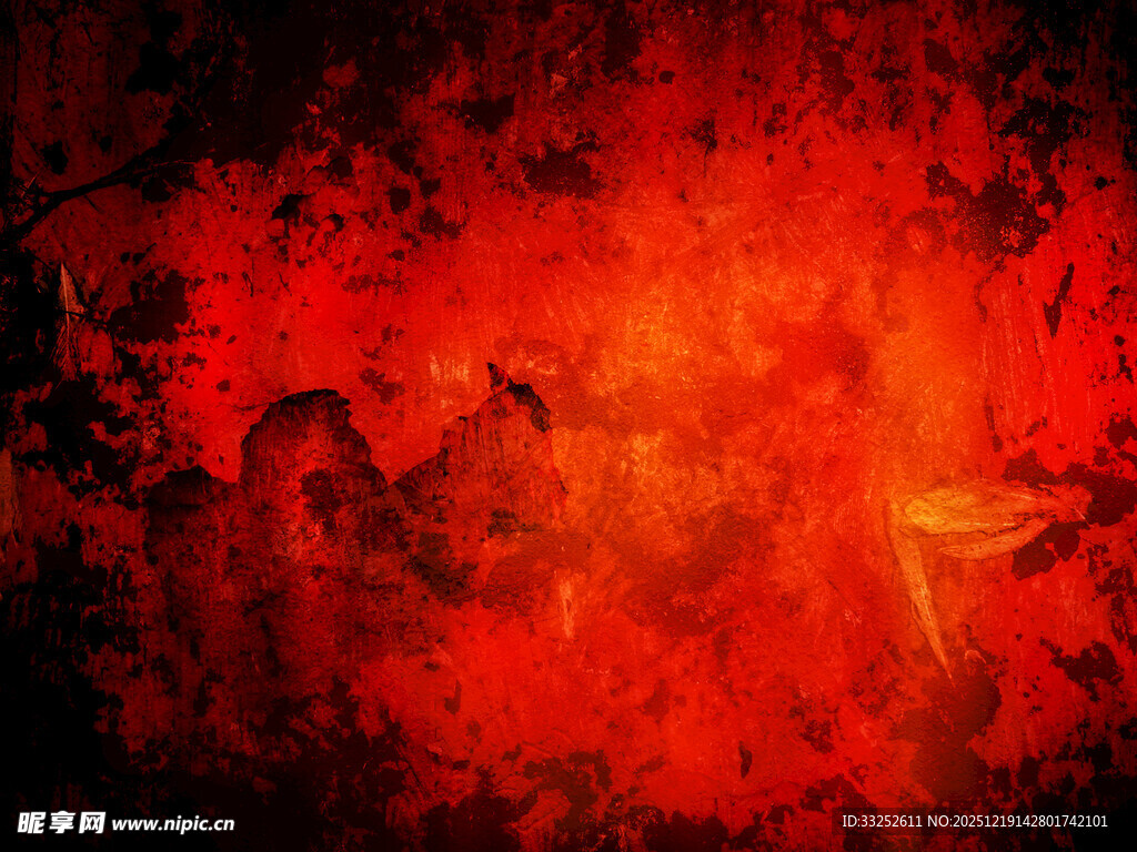 炽热红色抽象纹理背景