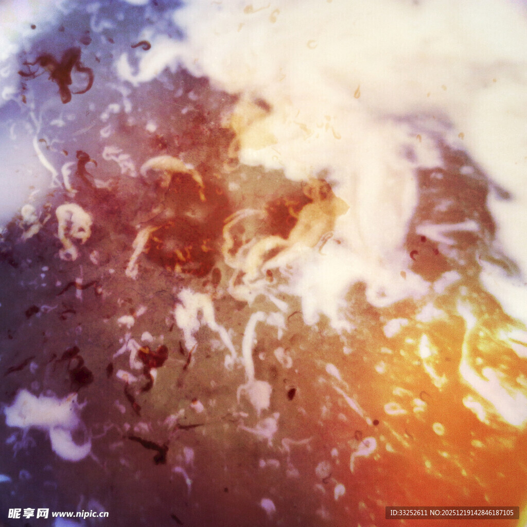 梦幻色彩的抽象纹理画面