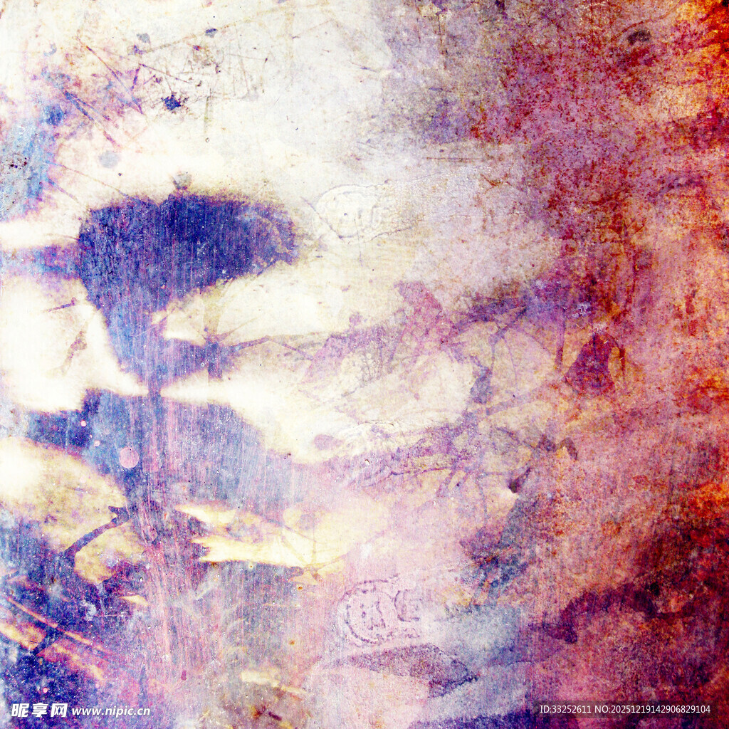 抽象梦幻色彩艺术纹理图