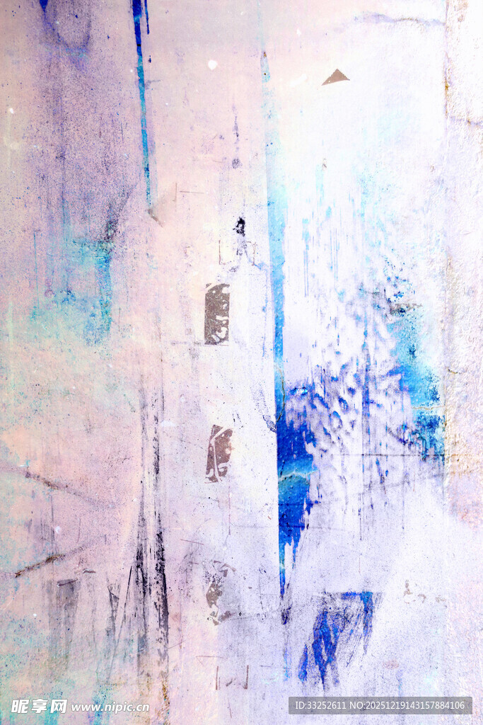 抽象水彩纹理墙面艺术