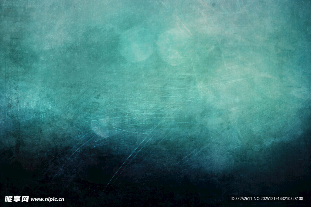 蓝绿色渐变梦幻背景