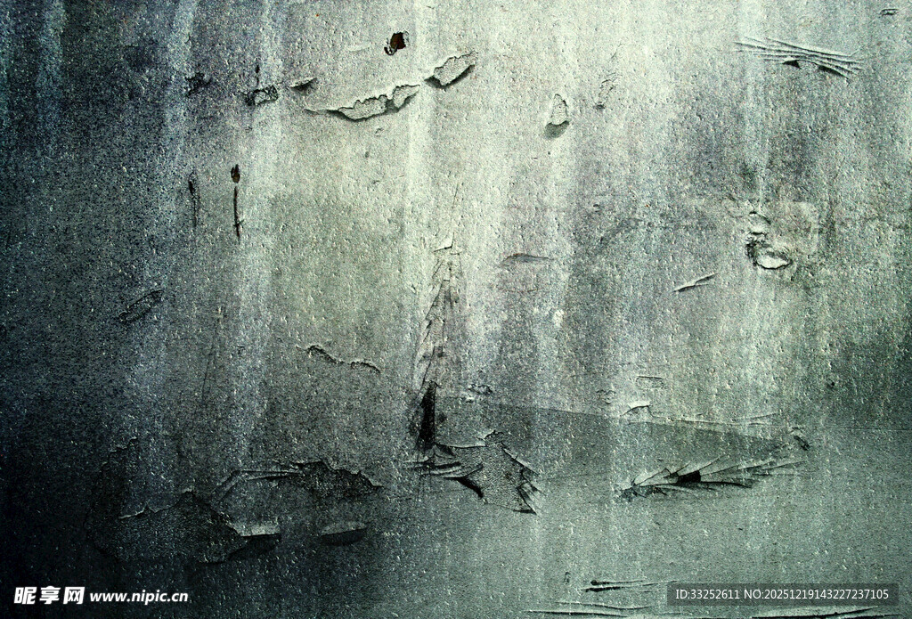 斑驳灰墙纹理图