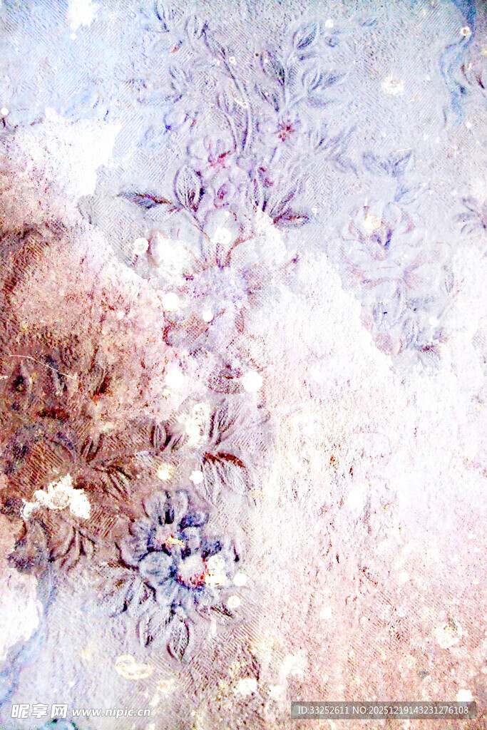 梦幻水彩抽象纹理背景图