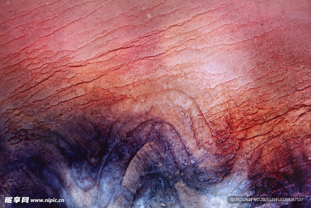 梦幻抽象色彩纹理画面