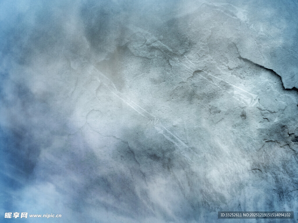 梦幻蓝色云雾纹理画面