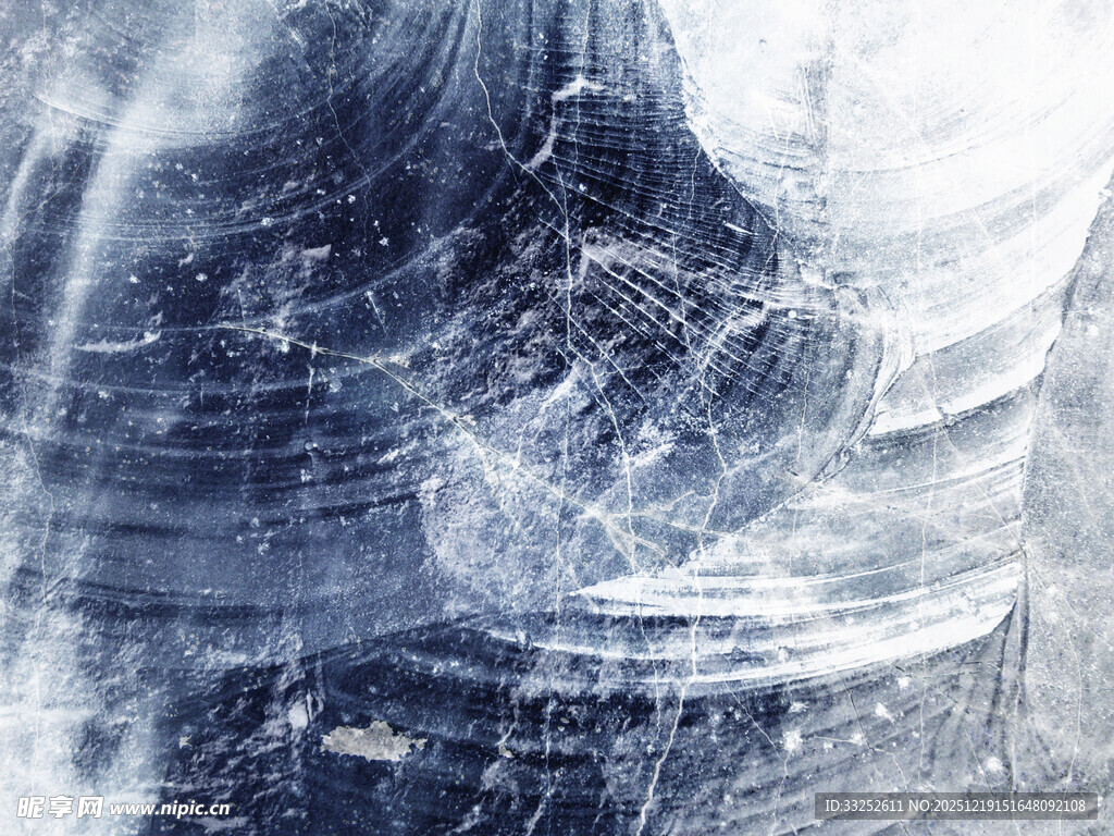 抽象冰纹艺术纹理画面