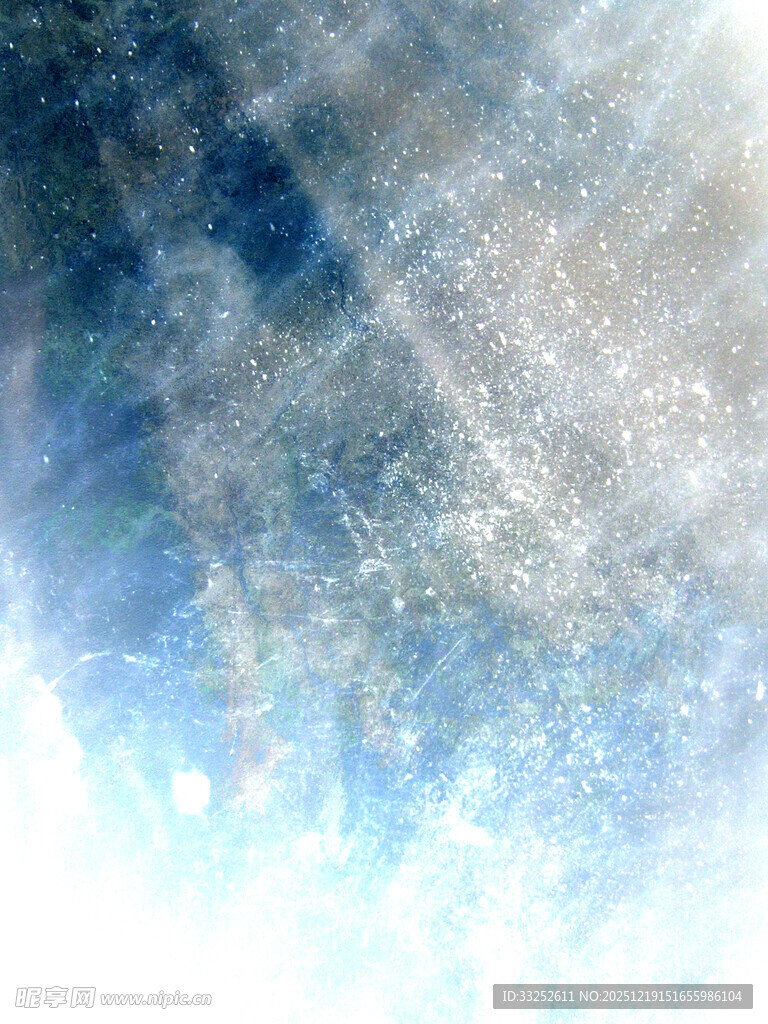 梦幻蓝色光斑纹理背景