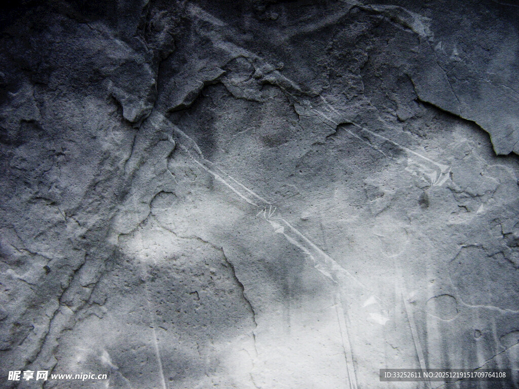 粗糙纹理的深色墙面