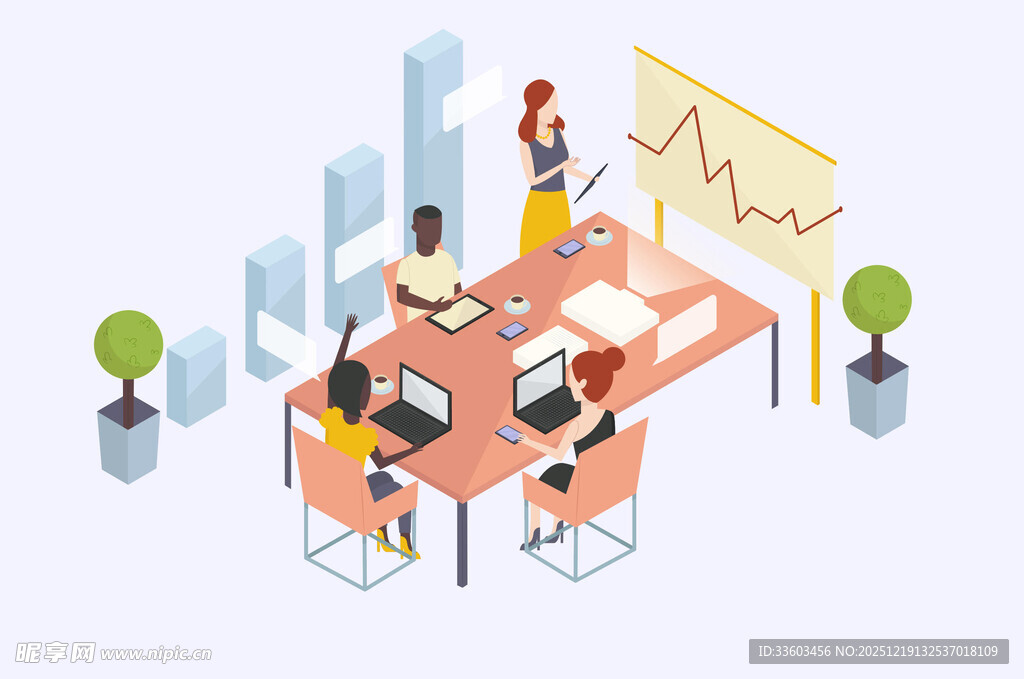 团队办公场景