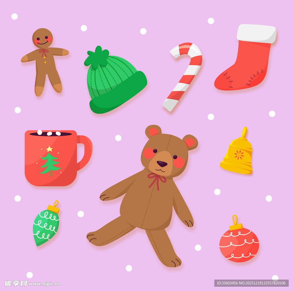 圣诞主题可爱装饰小物