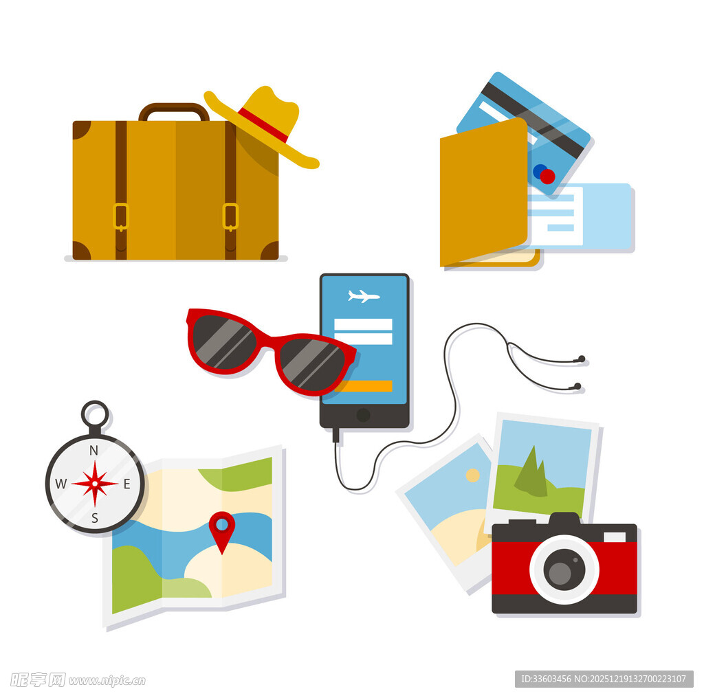 旅行必备物品集合