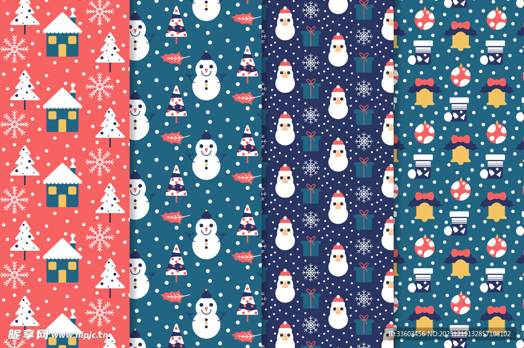 圣诞主题图案布料