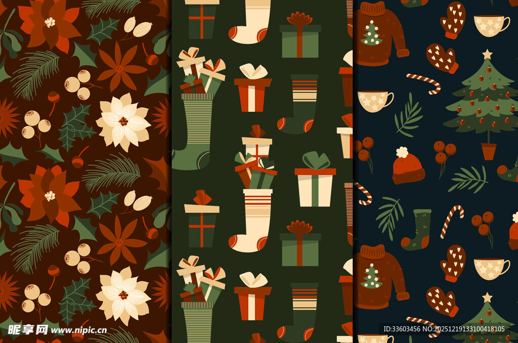 圣诞主题图案设计素材