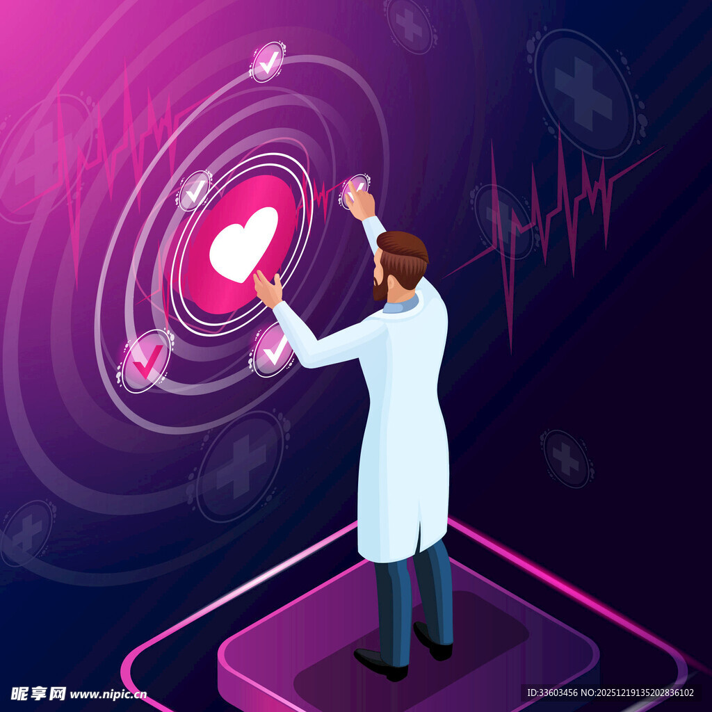 医生探索心脏奥秘