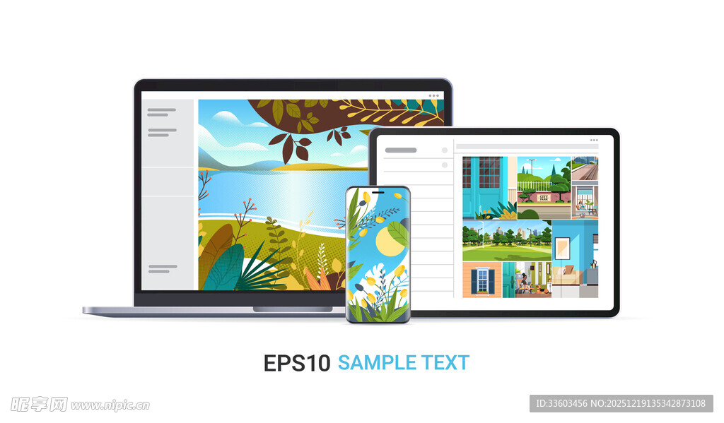 多设备展示的响应式网页设计