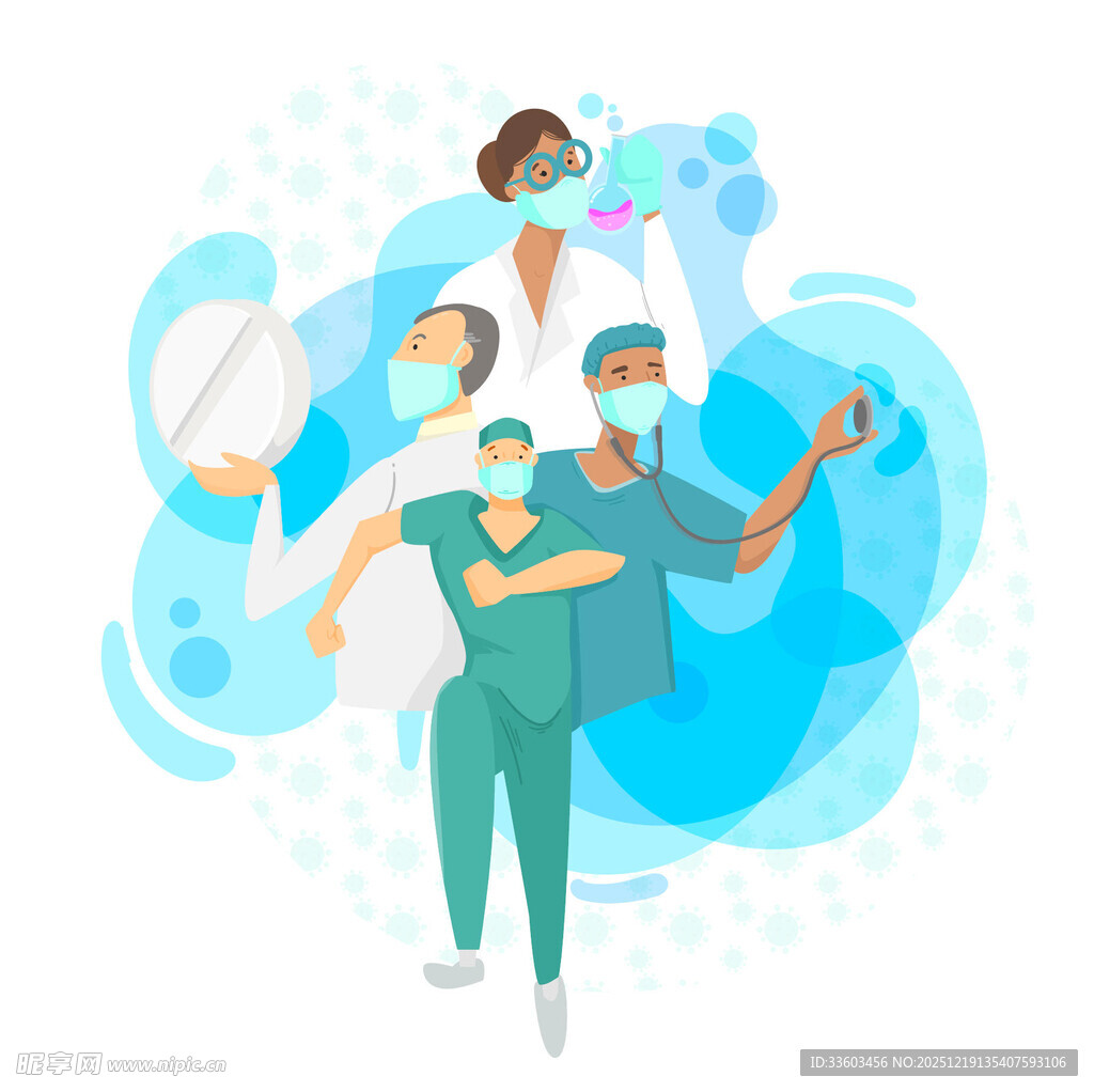 医护团队协作守护健康