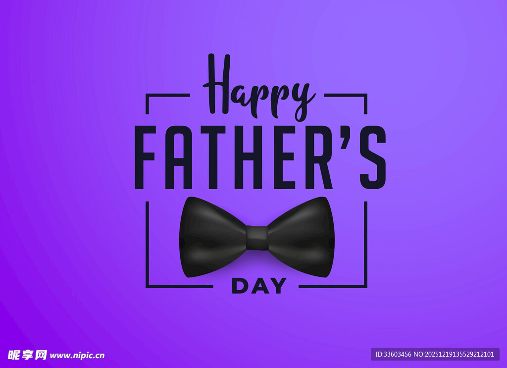 父亲节快乐领结图案