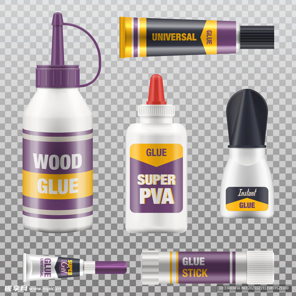 多样木工胶水产品展示