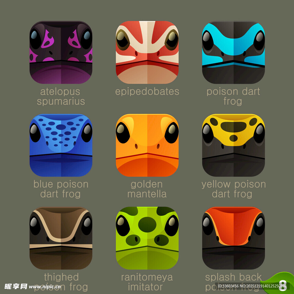 多彩创意卡通面具设计集合