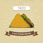 墨西哥玉米卷快餐菜单