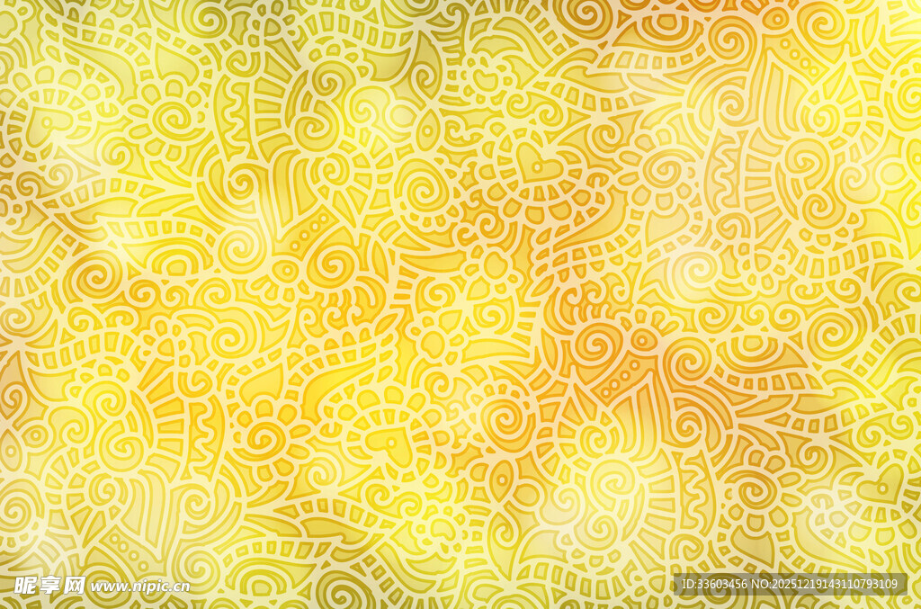 梦幻黄色光斑背景图