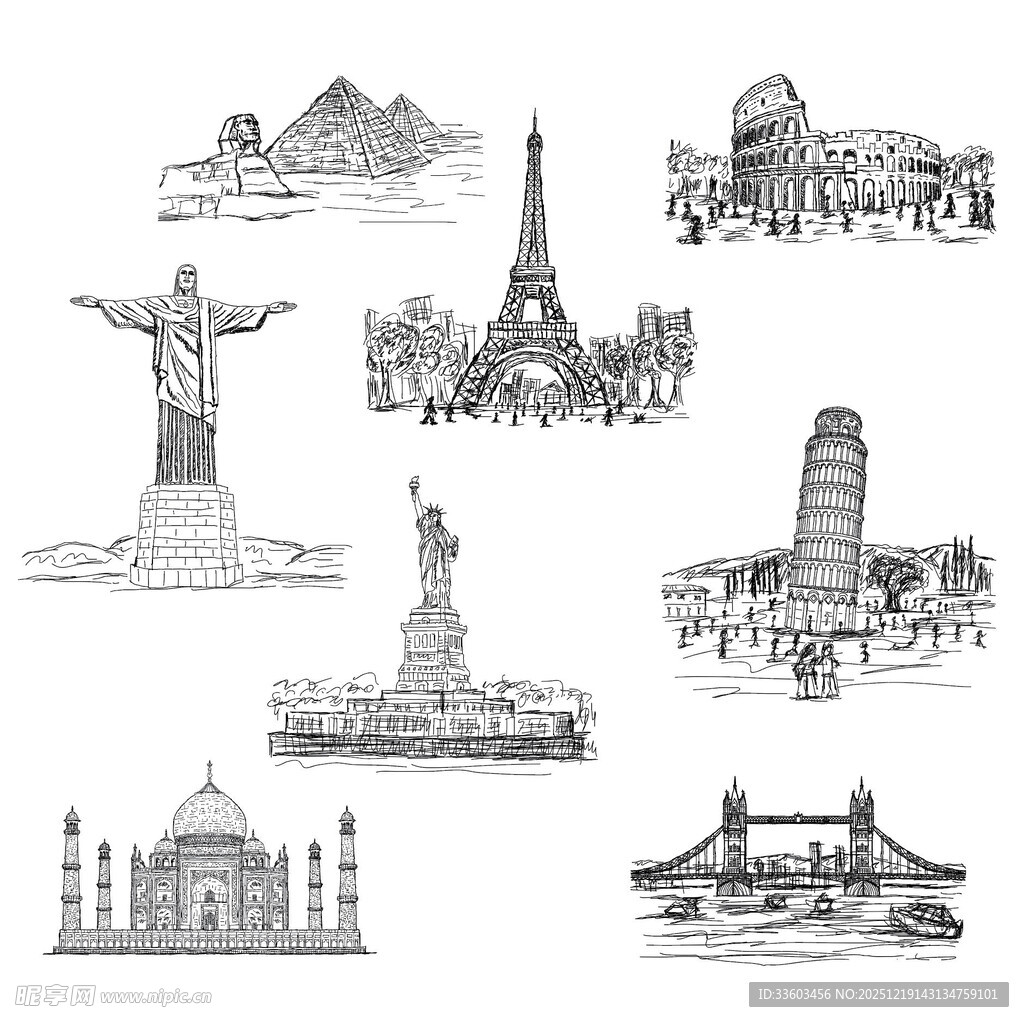 世界著名地标建筑集合