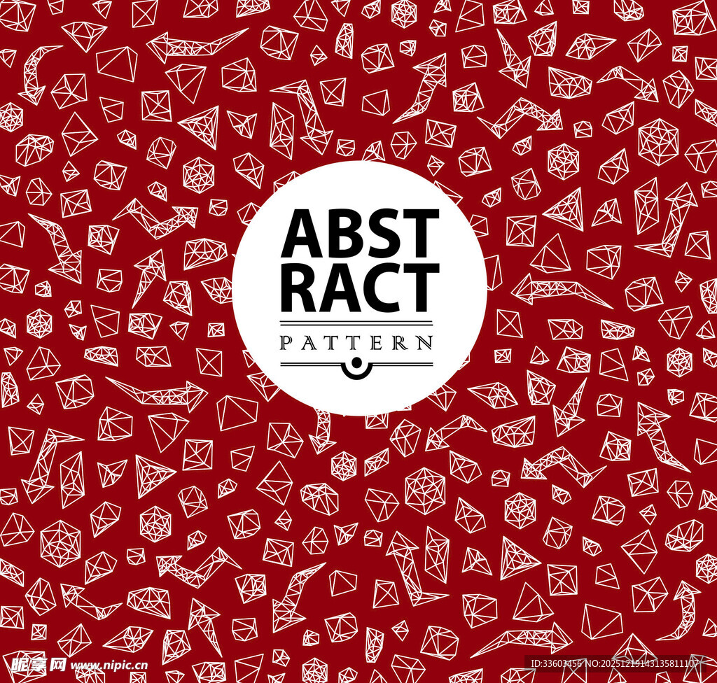红色抽象图案背景设计