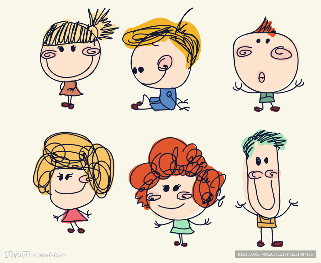 可爱卡通人物形象集合