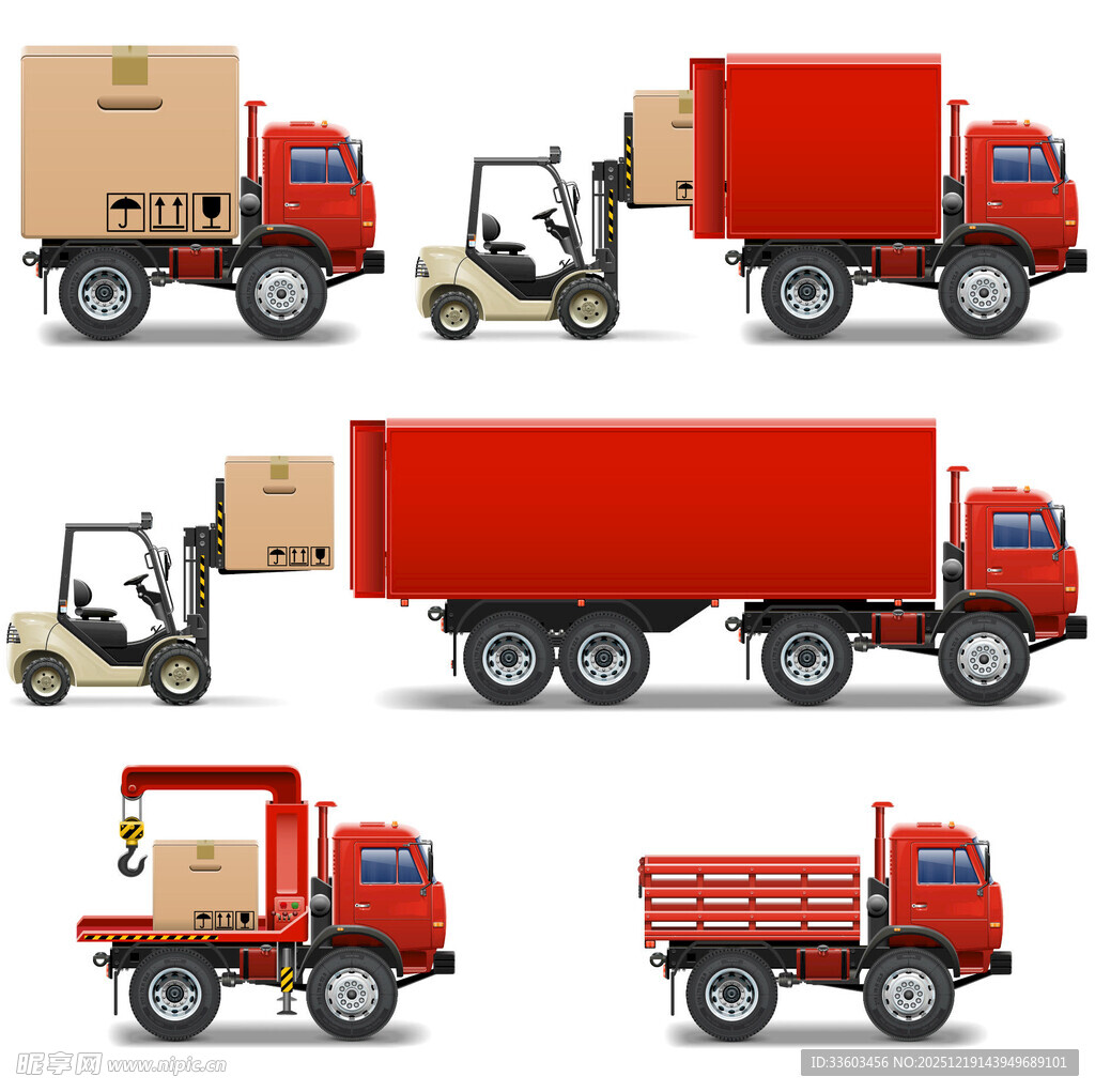 各类货运车辆与搬运设备