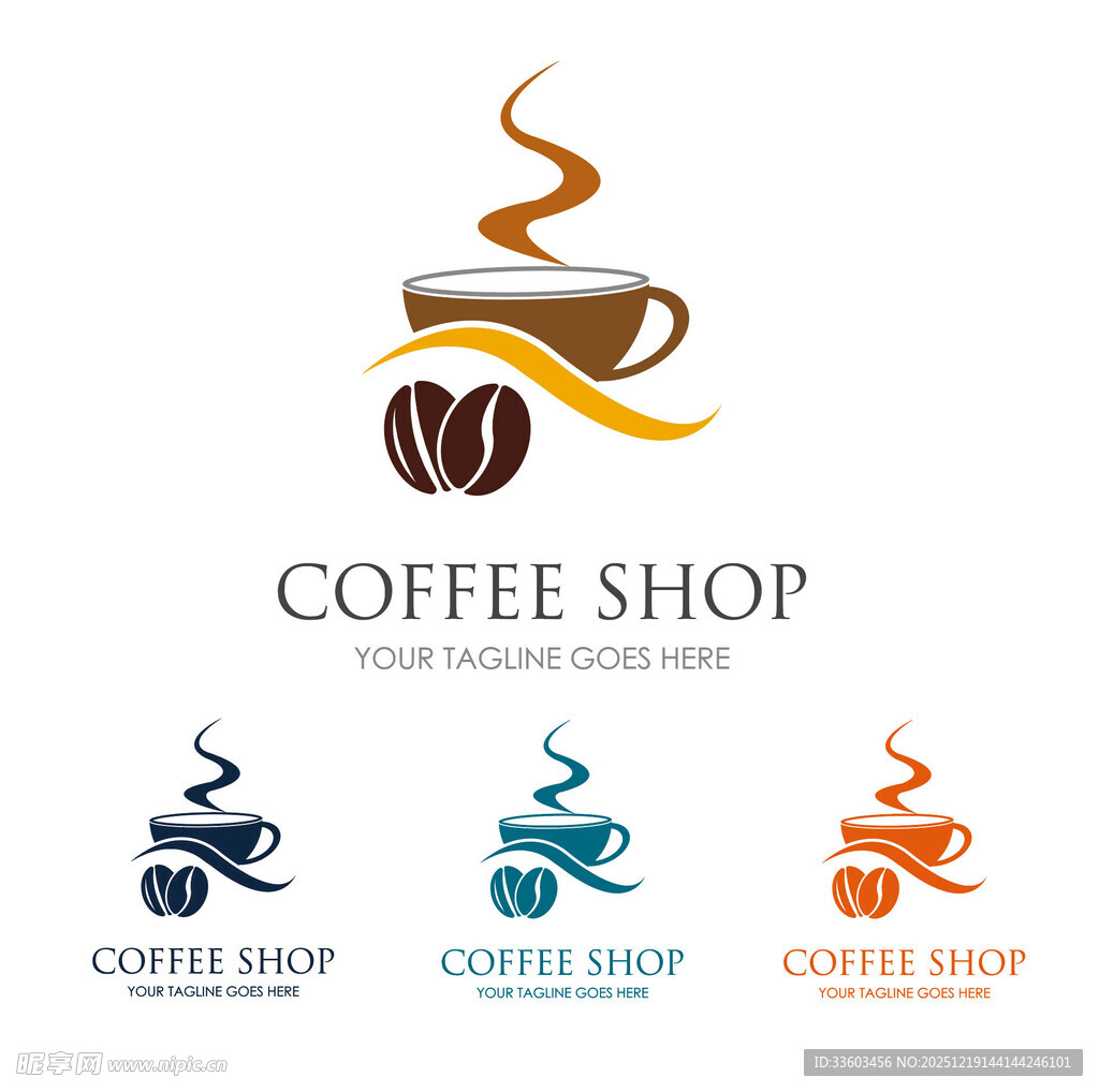 咖啡店标志设计