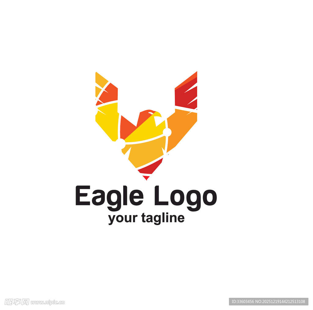 鹰形标志设计